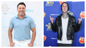 Oscar De La Hoya Responds to Claims That Travis Barker Raised His Daughter